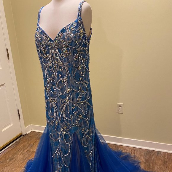 SOLD Mac Duggal Formal Pageant Dress Size 16 - Picture 6 of 6